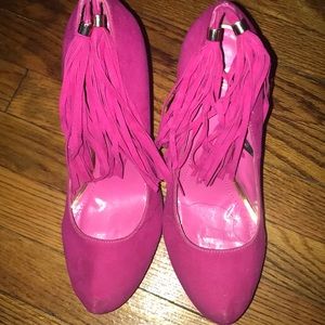 Pink High Heels 6"